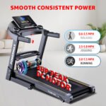 PowerMax TDM-96 Motorized Treadmill with Bluetooth App Support image 3