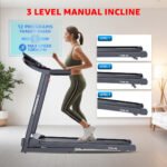PowerMax TDM-96 Motorized Treadmill with Bluetooth App Support image 4