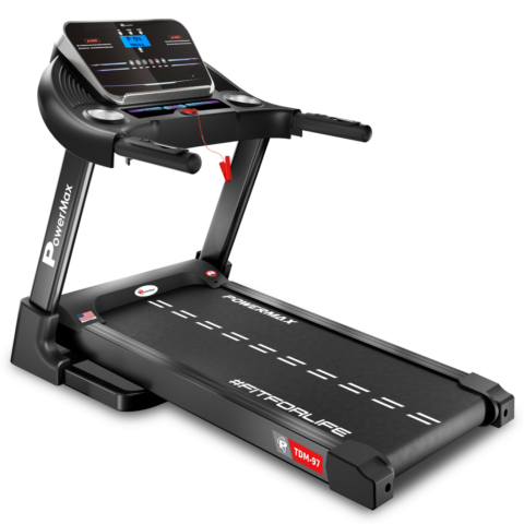 PowerMax TDM-97 Foldable Motorised Treadmill