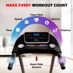 PowerMax TDM-97 Foldable Motorised Treadmill image 3