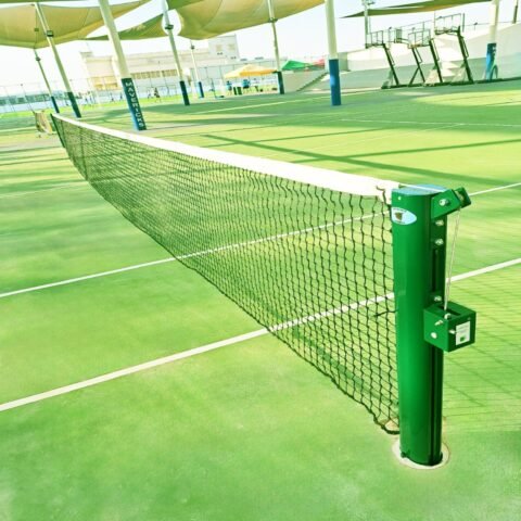 Houston Fixed Tennis Net Post Set TEP00001