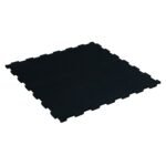 Axox Fitness Eco-Friendly Rubber Tiles 15mm Thickness Black