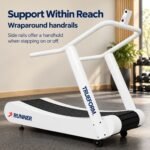TrueForm RUNNER Curved Manual Treadmill TF-TRNR-02-WHT view 4