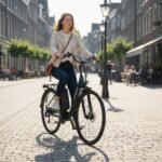 Trinx Commuter Electric Bike 300W Motor, 36V Battery Black view 3