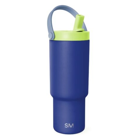 Simple Modern Kids Trek Flex Pivot Insulated Stainless Steel Tumbler With Manual Straw Lid