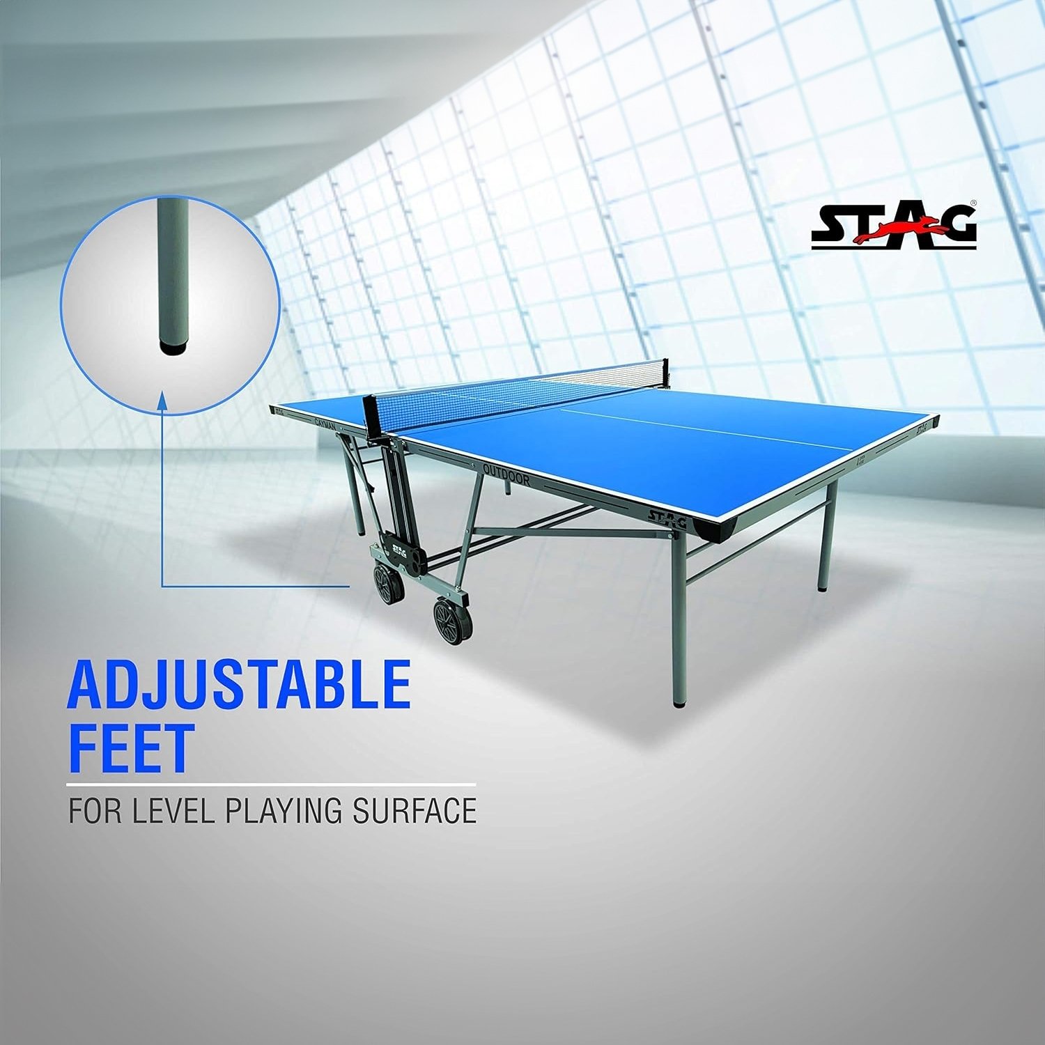 Stag Cayman Outdoor Table Tennis Table TTOU-21 view 2