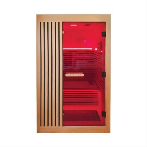 Valluxy Premium 2 Person Infrared Sauna with Red Light Therapy