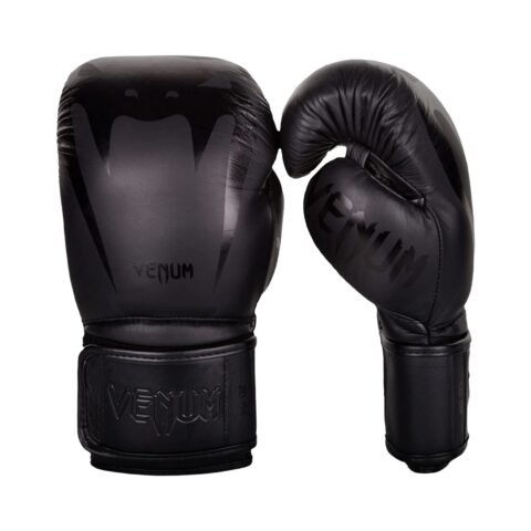 Venum Giant 3.0 Boxing Gloves Nappa Leather Black/Black 12OZ VN2055-11402