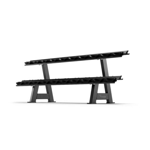 Vision Fitness Dumbbell Rack Heavy-Duty Storage for Professional Training Spaces VSN-RACK