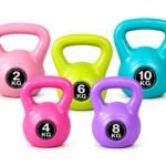 Body Strong Vinyl Plastic Kettlebell 2kg to 10kg