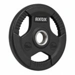 Axox Fitness 3-Grip Rubber Weight Plate 10 Kg With PVC Label W02AC023-10K - view 2