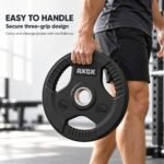 Axox Fitness 3-Grip Rubber Weight Plate 10 Kg With PVC Label W02AC023-10K - view 4