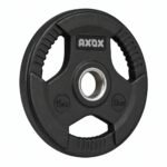 Axox Fitness 3-Grip Rubber Weight Plate 15 Kg With PVC Label W02AC023-15K - view 2
