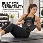 Axox Fitness 3-Grip Rubber Weight Plate 15 Kg With PVC Label W02AC023-15K - view 4