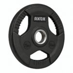 Axox Fitness 3-Grip Rubber Weight Plate 25 Kg With PVC Label W02AC023-25K - view 2
