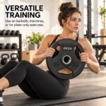 Axox Fitness 3-Grip Rubber Weight Plate 25 Kg With PVC Label W02AC023-25K - view 3