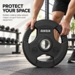 Axox Fitness 3-Grip Rubber Weight Plate 25 Kg With PVC Label W02AC023-25K - view 4