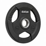 Axox Fitness 3-Grip Rubber Weight Plate 5 Kg With PVC Label W02AC023-5K - view 2