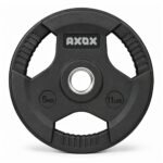 Axox Fitness 3-Grip Rubber Weight Plate 5 Kg With PVC Label W02AC023-5K