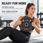 Axox Fitness 3-Grip Rubber Weight Plate 5 Kg With PVC Label W02AC023-5K - view 3