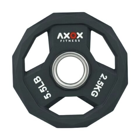 Axox Fitness 3-Grip TPU Weight Plate 2.5 Kg W02AD012-2-5K