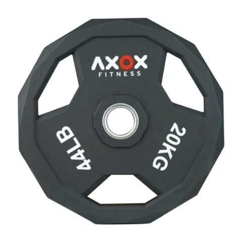 Axox Fitness 3-Grip TPU Weight Plate 20 Kg W02AD012-20K