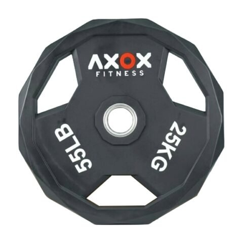 Axox Fitness 3-Grip TPU Weight Plate 25 Kg W02AD012-25K