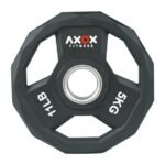 Axox Fitness 3-Grip TPU Weight Plate 5 Kg W02AD012-5K