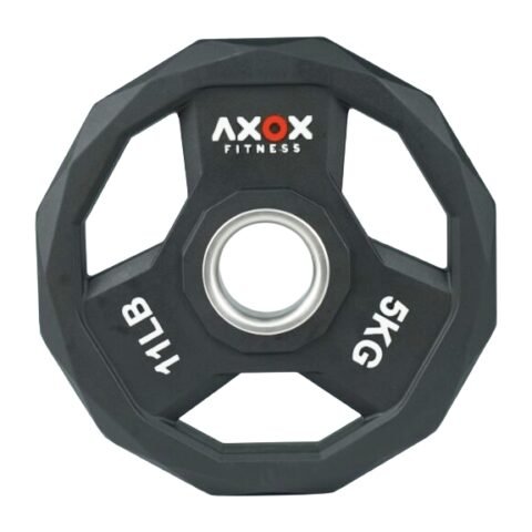 Axox Fitness 3-Grip TPU Weight Plate 5 Kg W02AD012-5K
