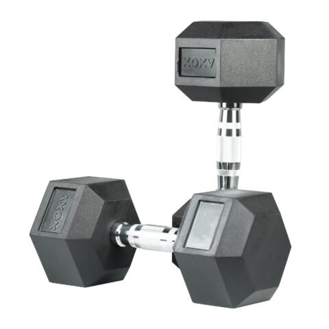 Axox Fitness Rubber Coated Hex Dumbbell Pair 2.5 Kg W03AB004-2-5K