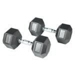 Axox Fitness Rubber Coated Hex Dumbbell Pair 2.5 Kg W03AB004-2-5K - view 3