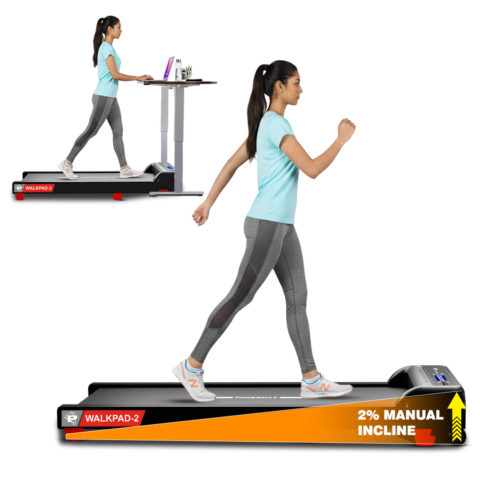 PowerMax WALKPAD-2 Walking Treadmill for Home