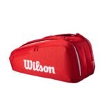 Wilson Super Tour Red 9 Pack Tennis Bag WR8036701001