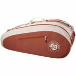 Wilson Roland Garros Team 2025 6-Racket Tennis Bag Cream Clay WR8045401001