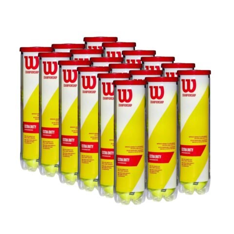 Wilson Champ Extra Duty Tennis Balls 4 Ball Can x 18 Cans WRT110000-CTN18