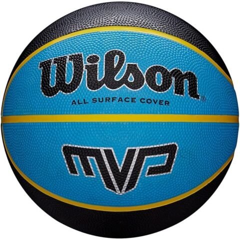 Wilson MVP 295 Basketball Black/Blue Size 7 WTB9019XB07