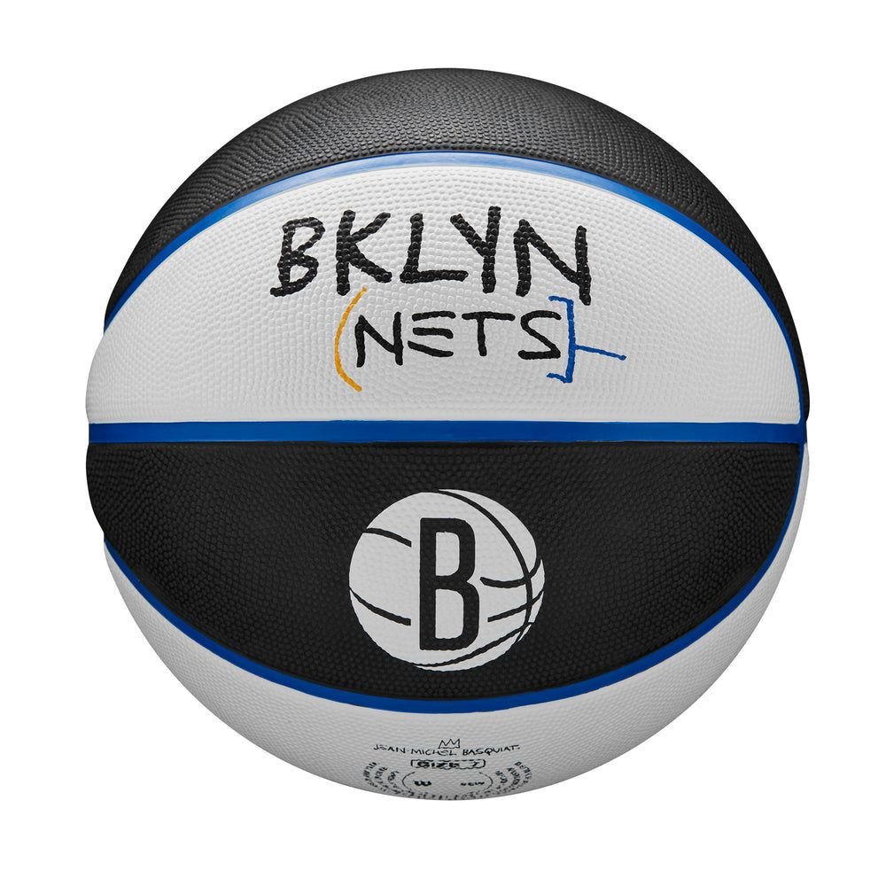 Wilson 2024 NBA Team City Edition Basketball Brooklyn Nets Size 7 WZ4016503XB7