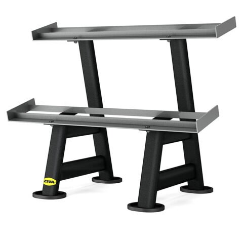 Ziva Eps 2-Tier 6 Pair Hexagon Dumbbell Rack
