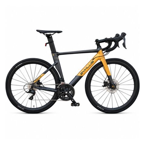 Zyklus Aero Road Bike-Yellow/Grey