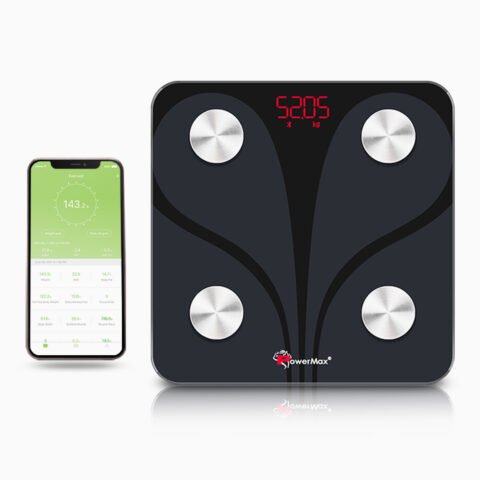 PowerMax BCA-130 Bluetooth Smart Body Composition Scale with App Sync