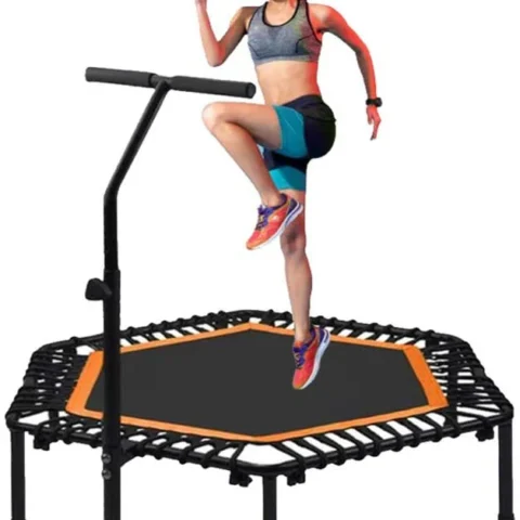 Body Strong 45-inch Gym Hexagonal Fitness Trampoline