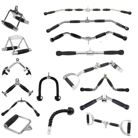 Body Strong Lat Cable Handles Attachments (16 Handles Bundle)