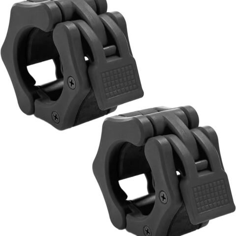 Body Strong Olympic Barbell Clamps Pair Weight Clips for 2 inch Barbell