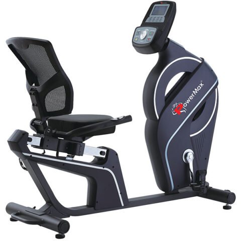 PowerMax BR-900 Commercial Recumbent Bike with 9 kg Flywheel