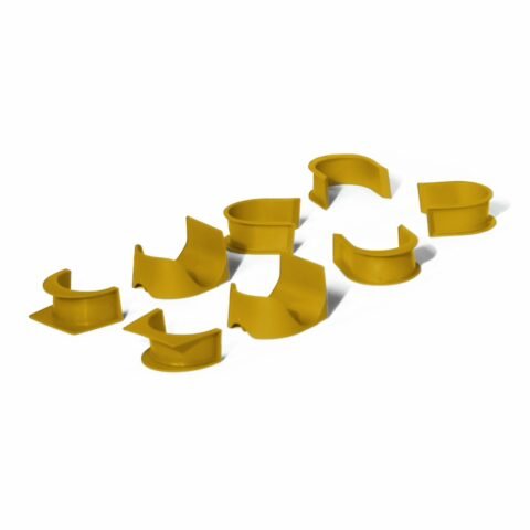 Cornilleau Hyphen Billiard Table Pockets Set of 12 Mustard 3222762196303