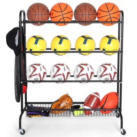 Dawson Sports Ball Storage Cart 104 x 42 x 118cm 10-015
