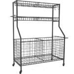 Dawson Sports Multipurpose Sports Rack with Wheels 91 x 42 x 117cm 10-044 view 3