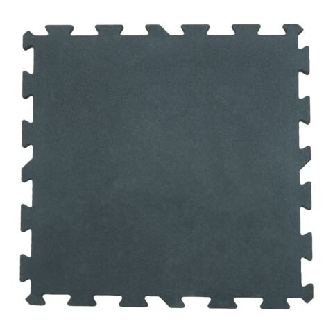 ErgoFloor ErgoTile Puzzle Rubber Tile C1 Black 20 mm 10711-SORT