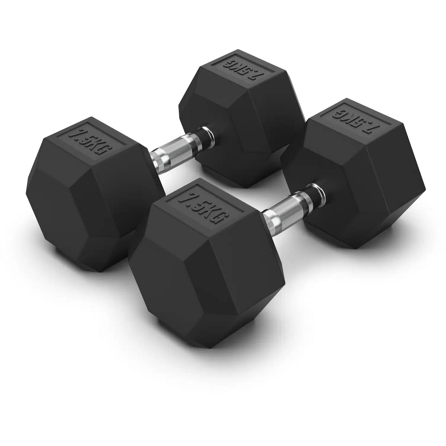 Axox Fitness Rubber Hex Dumbbell Pair