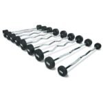 Harley Fitness TPU Polyurethane Straight and Curl Barbell Set 10 -50 Kg HRLY-FP-BRBL-ST view 2